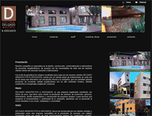 Tablet Screenshot of delgadoarquitectos.com